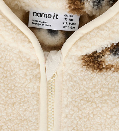 Name it Fleecejakke - NBMORLAJ - Birch