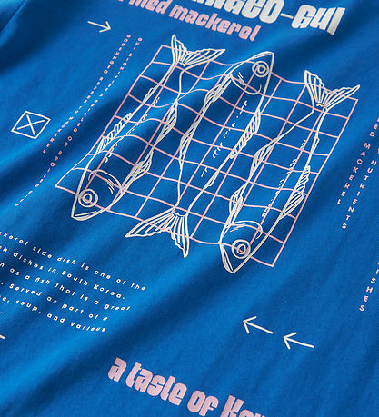 Name it T-shirt - NKMOHANNES - Victoria Blue