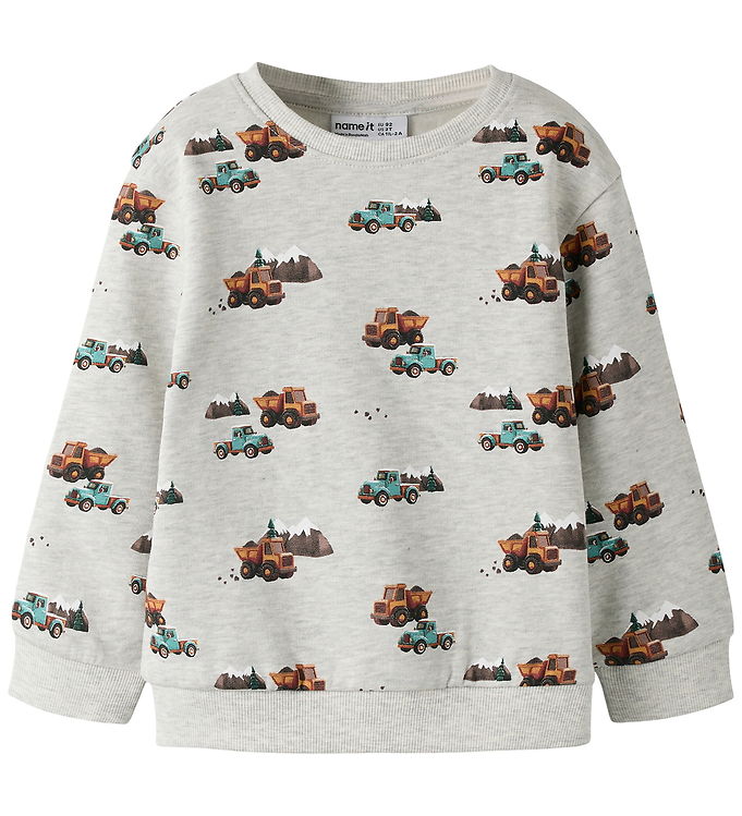 Name it Sweatshirt - NMMONIKIAN - Light Grey Melange