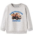 Name it Sweatshirt - NMMONIKKEL - Light Grey Melange
