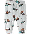 Name it Sweatpants - NBMOZIAS - Light Grey Melange