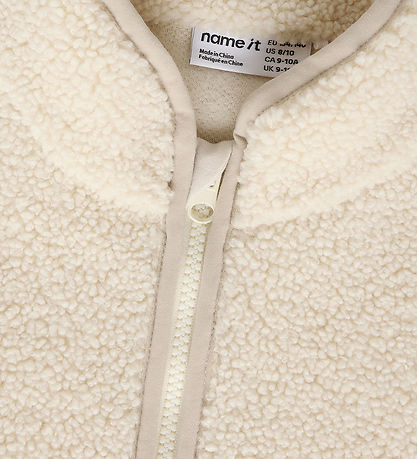 Name it Fleecejakke - NKFOMAJAL - Birch
