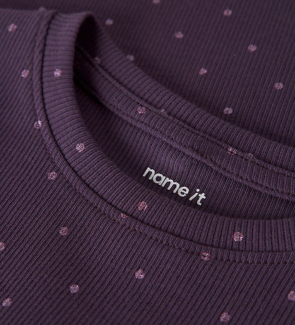 Name it Bluse - Rib - NMFODELE - Navy Cosmos