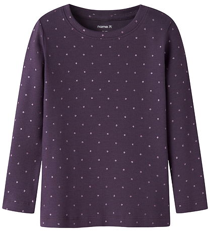 Name it Bluse - Rib - NMFODELE - Navy Cosmos