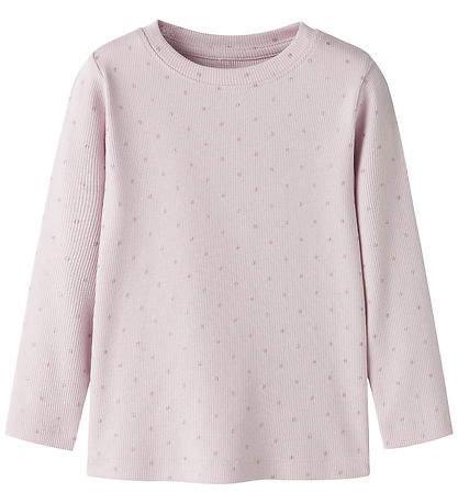 Name it Bluse - Rib - NMFODELE - Light Lilac