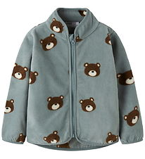 Name It Flecce jacket - NmmOrlajs - Abyss w. Soft Toys