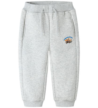 Name it Sweatpants - NMMONIKKEL - Light Grey Melange