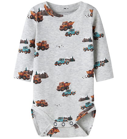 Name it Body l/æ - NBMOZIAS - Light Grey Melange