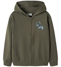 Name It Cardigan - NkmVoltinus - Olive Night/Gaming