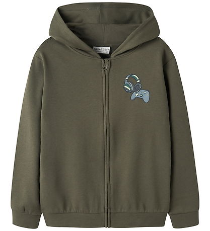 Name It Cardigan - NkmVoltinus - Olive Night/Gaming