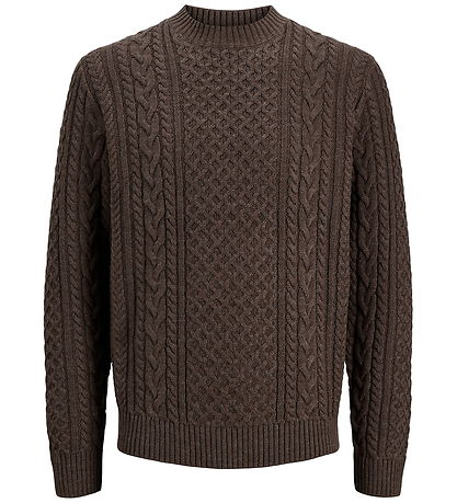 Jack & Jones Bluse - Strik - JprBlucallum - Ganache/Melange
