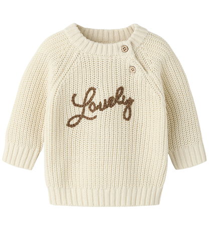 Lil Atelier Bluse - Strik - NbfEmlen - Turtledove/Lovely