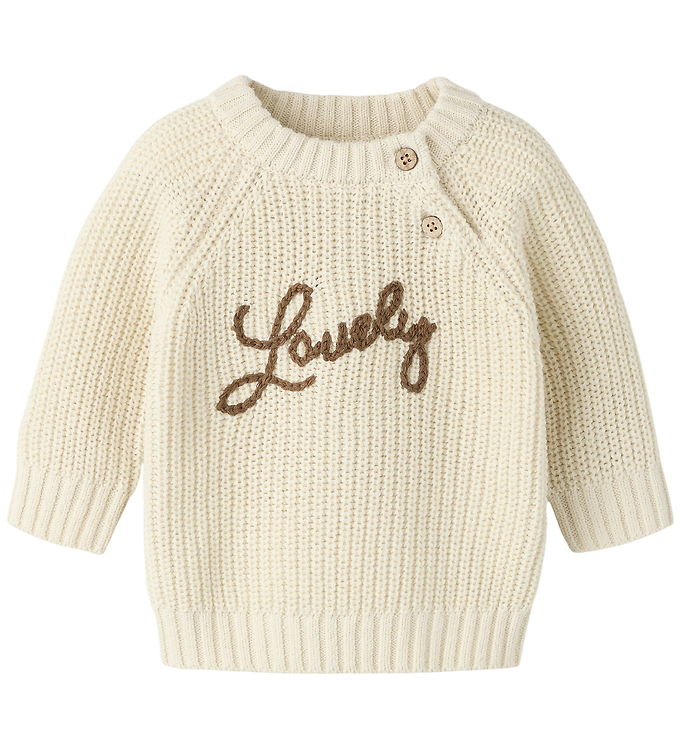 Lil Atelier Bluse - Strik - NbfEmlen - Turtledove/Lovely