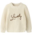 Lil Atelier Bluse - Strik - NmfEmlen - Turtledove/Lovely