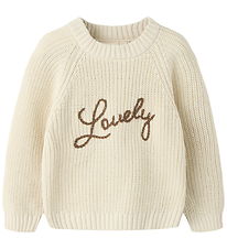 Lil Atelier Bluse - Strik - NmfEmlen - Turtledove/Lovely