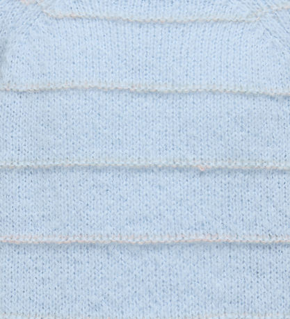 Kids Only Bluse - Strik - KogScandic - Cashmere Blue/Spaceded Ya