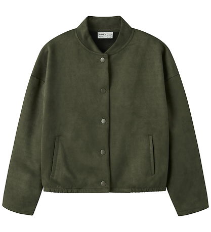 Name It Overgangsjakke - NkfOmusi - Olive Night