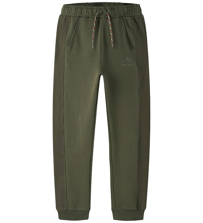 Name It Sweatpants - NkmOdin - Olive Night