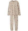 Name It Nattøj - 2-delt - NknVismas - Pure Cashmere/Christmas