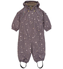 Mikk-Line Flyverdragt - Recycled - Snowflake Glitter AOP