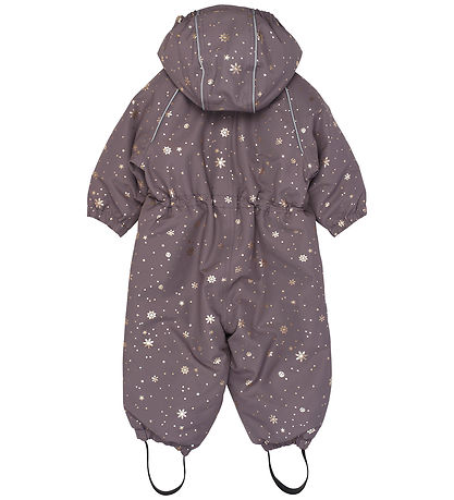 Mikk-Line Flyverdragt - Recycled - Snowflake Glitter AOP