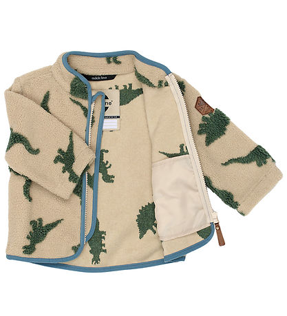Mikk-Line Cardigan - Teddy - Dino AOP