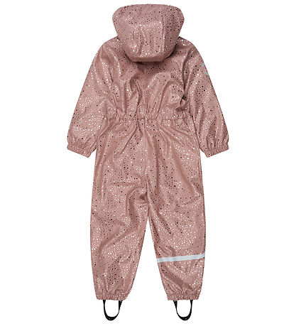 Mikk-Line Regndragt m. Fleece - PU - Foil Dot AOP