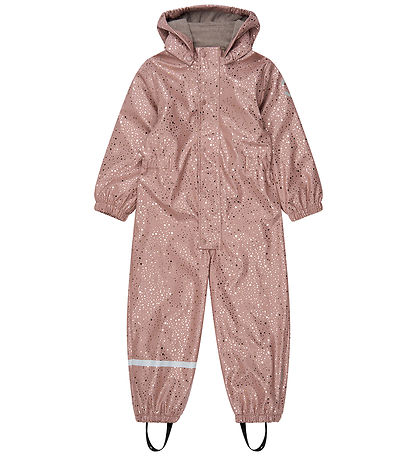 Mikk-Line Regndragt m. Fleece - PU - Foil Dot AOP