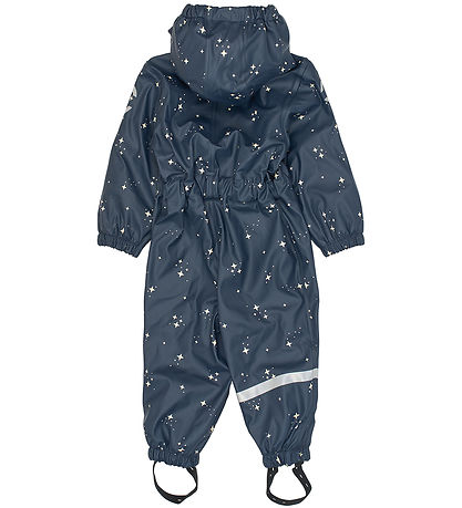 Mikk-Line Regndragt m. Fleece - PU - Star Sky AOP