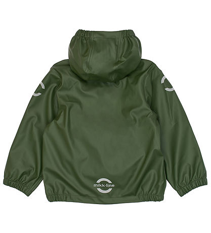 Mikk-Line Regntøj - PU - Recycled - Kombu Green