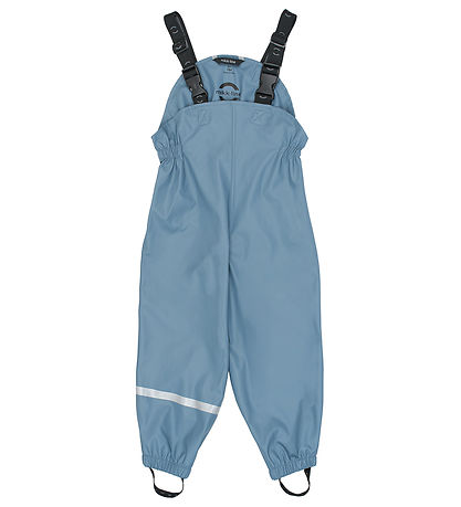 Mikk-Line Regntøj m. Seler - PU - Recycled - Blue Mirage