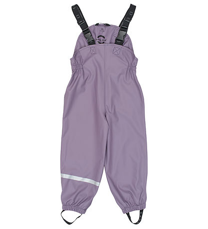 Mikk-Line Regntøj m. Seler - PU - Recycled - Purple Sage