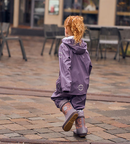 Mikk-Line Regntøj - PU - Recycled - Purple Sage