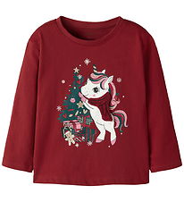 Name It Bluse - NmfRepoler - Red Dahlia