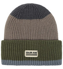 Color Kids Beanie - Knitted - Wool - Beanie - Windward Blue