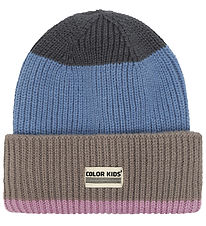 Color Kids Beanie - Knitted - Wool - Beanie - Mauve Mist