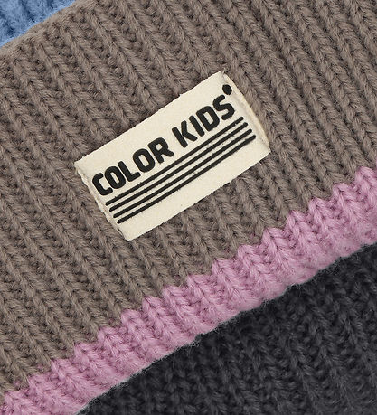 Color Kids Hue - Strik - Uld - Beanie - Mauve Mist