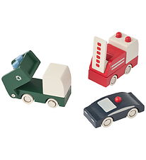 Liewood Emergency vehicles - 3-Pack - Jordy - Classic Navy Multi
