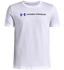Under Armour T-shirt - Wordmark - Hvid