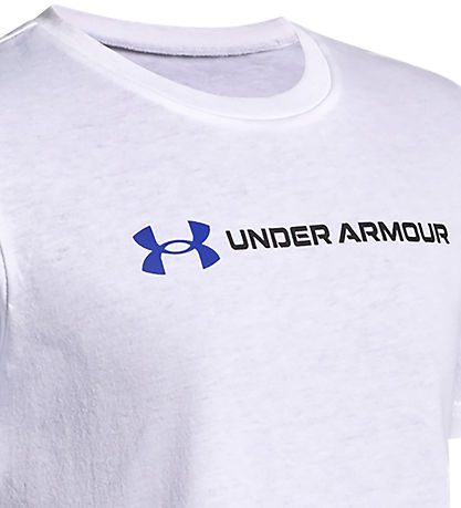 Under Armour T-shirt - Wordmark - Hvid