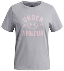 Under Armour T-shirt - Varsity - Mad Gray Light Heather