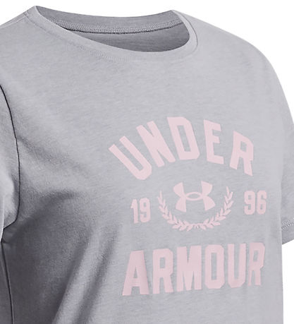 Under Armour T-shirt - Varsity - Mad Gray Light Heather