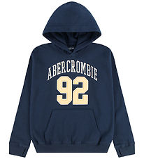 Abercrombie & Fitch Hoodie - Navy Blazer