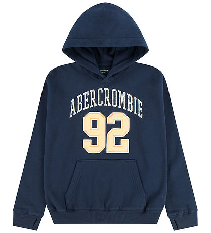 Abercrombie & Fitch Hættetrøje - Navy Blazer