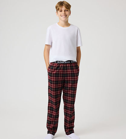 Björn Borg Natbukser - Core Flannel - Bordeaux