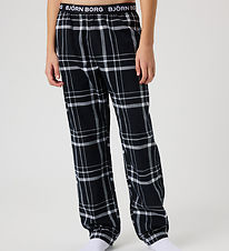 Björn Borg Night Trousers - Core Flannel - Black
