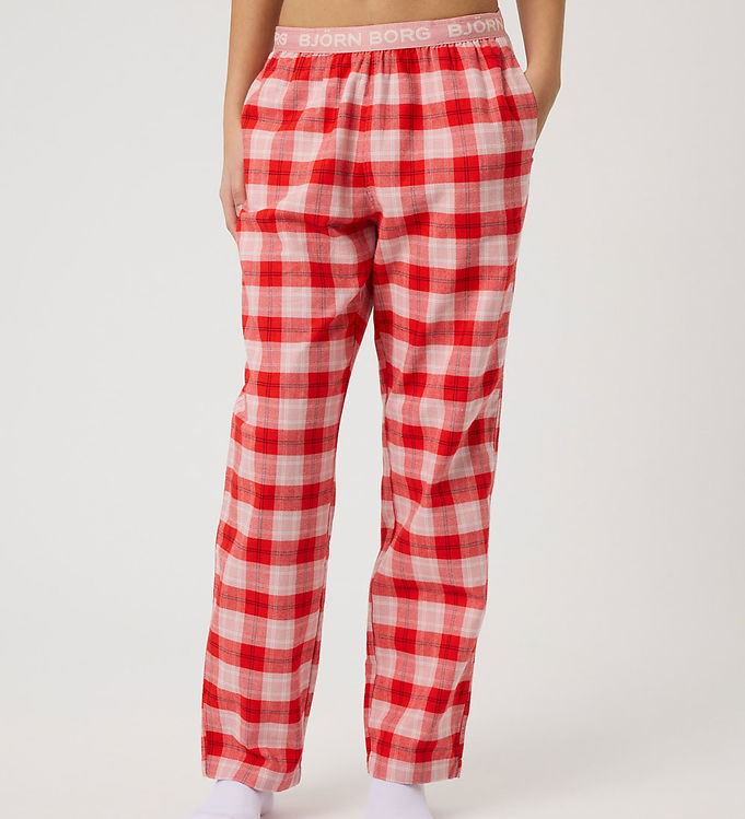 Björn Borg Natbukser - Core Flannel - Rød