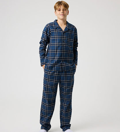Björn Borg Natskjorte - Core Flannel - Navy