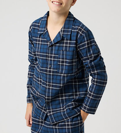 Björn Borg Natskjorte - Core Flannel - Navy