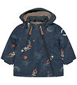 Mikk-Line Dynejakke - Polyester m. Fleece for - Space AOP